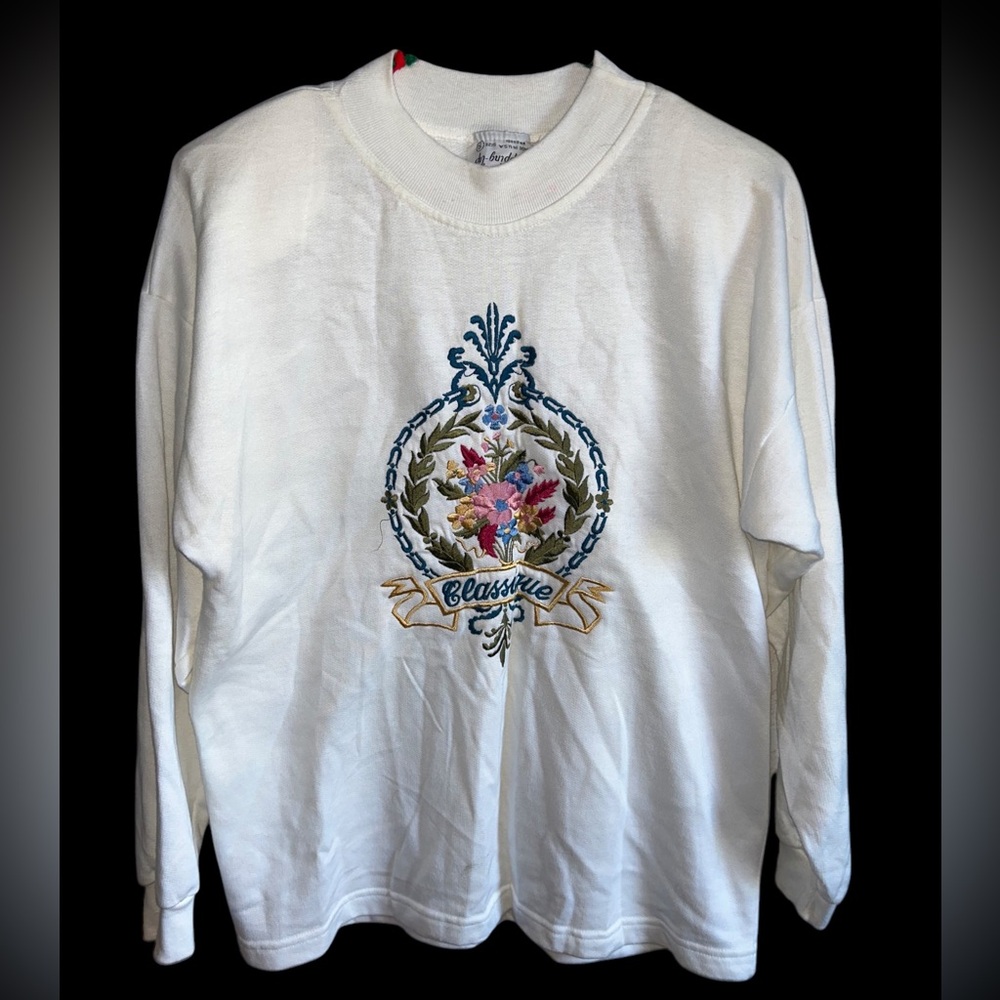 Stepping-Up Embroidered Women’s Sweater